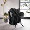 Dutch Decor - BILLY - Plaid 150x200 cm - flannel fleece - superzacht - Raven - zwart