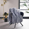 Dutch Decor - BILLY - Plaid 150x200 cm - flannel fleece - superzacht - Micro Chip - lichtgrijs