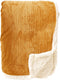 Dutch Decor - BOBBY - Plaid 150x200 cm - fleece deken met sherpa voering - Golden Glow - geel