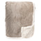 Dutch Decor - BOBBY - Plaid 150x200 cm - fleece deken met sherpa voering - Pumice Stone - beige