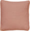 Dutch Decor BOWIE - Kussenhoes 45x45 cm - gewassen katoen 45x45 cm - Muted Clay - roze - met rits - zonder binnenkussen
