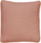 Dutch Decor BOWIE - Kussenhoes 45x45 cm - gewassen katoen 45x45 cm - Muted Clay - roze - met rits - zonder binnenkussen