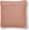 Dutch Decor BOWIE - Kussenhoes 45x45 cm - gewassen katoen 45x45 cm - Muted Clay - roze - met rits - zonder binnenkussen