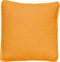 Dutch Decor BOWIE - kussenhoes 45x45 cm - van gewassen katoen - Golden Glow - geel - met rits - zonder binnenkussen