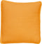 Dutch Decor BOWIE - kussenhoes 45x45 cm - van gewassen katoen - Golden Glow - geel - met rits - zonder binnenkussen