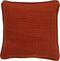 Dutch Decor BOWIE - Kussenhoes 45x45 cm - van gewassen katoen - Potters Clay - oranje - met rits - zonder binnenkussen