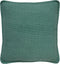 Dutch Decor BOWIE - Kussenhoes 45x45 cm - van gewassen katoen - Jadeite - lichtgroen - met rits - zonder binnenkussen