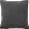 Dutch Decor BOWIE - Kussenhoes 45x45 cm - van gewassen katoen - Charcoal Gray - antraciet - met rits - zonder binnenkussen