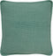 Dutch Decor BOWIE - Kussenhoes 45x45 cm - van gewassen katoen - Jadeite - lichtgroen - met rits - zonder binnenkussen