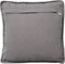Dutch Decor BOWIE - Kussenhoes 45x45 cm - van gewassen katoen - Charcoal Gray - antraciet - met rits - zonder binnenkussen