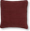 Dutch Decor BOWIE - Kussenhoes gewassen katoen 45x45 cm - Merlot - rood - met rits - zonder binnenkussen