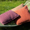 Dutch Decor BOWIE - Kussenhoes gewassen katoen 45x45 cm - Merlot - rood - met rits - zonder binnenkussen