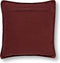 Dutch Decor BOWIE - Kussenhoes gewassen katoen 45x45 cm - Merlot - rood - met rits - zonder binnenkussen