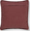 Dutch Decor BOWIE - Kussenhoes gewassen katoen 45x45 cm - Merlot - rood - met rits - zonder binnenkussen