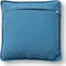 Dutch Decor BOWIE - Kussenhoes gewassen katoen 45x45 cm - Provincial Blue - lichtblauw - met rits - zonder binnenkussen