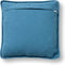 Dutch Decor BOWIE - Kussenhoes gewassen katoen 45x45 cm - Provincial Blue - lichtblauw - met rits - zonder binnenkussen