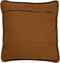 Dutch Decor BOWIE - Kussenhoes gewassen katoen 45x45 cm - Tobacco Brown - bruin - met rits - zonder binnenkussen