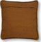 Dutch Decor BOWIE - Kussenhoes gewassen katoen 45x45 cm - Tobacco Brown - bruin - met rits - zonder binnenkussen