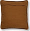Dutch Decor BOWIE - Kussenhoes gewassen katoen 45x45 cm - Tobacco Brown - bruin - met rits - zonder binnenkussen