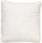 Dutch Decor BOWIE - Sierkussen 45x45 cm - van gewassen katoen - Snow White - wit - Inclusief binnenkussen