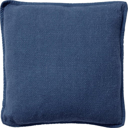 Dutch Decor BOWIE - Sierkussen 45x45 cm - van gewassen katoen - Insignia Blue - blauw - Inclusief binnenkussen