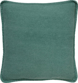 Dutch Decor BOWIE - Sierkussen 45x45 cm - van gewassen katoen - Jadeite - groen - Inclusief binnenkussen
