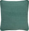 Dutch Decor BOWIE - Sierkussen 45x45 cm - van gewassen katoen - Jadeite - groen - Inclusief binnenkussen