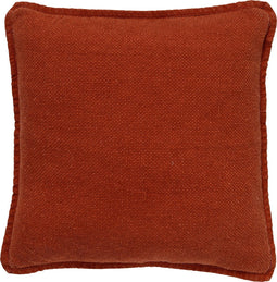 Dutch Decor BOWIE - Sierkussen 45x45 cm - van gewassen katoen - Potters Clay - oranje - Inclusief binnenkussen