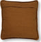 Dutch Decor BOWIE - Sierkussen 45x45 cm - van gewassen katoen - Tobacco Brown - bruin - Inclusief binnenkussen