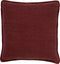Dutch Decor BOWIE - Sierkussen van gewassen katoen Merlot 45x45 cm - rood - Inclusief binnenkussen