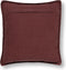 Dutch Decor BOWIE - Sierkussen van gewassen katoen Merlot 45x45 cm - rood - Inclusief binnenkussen