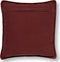 Dutch Decor BOWIE - Sierkussen van gewassen katoen Merlot 45x45 cm - rood - Inclusief binnenkussen