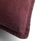 Dutch Decor BOWIE - Sierkussen van gewassen katoen Merlot 45x45 cm - rood - Inclusief binnenkussen
