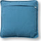 Dutch Decor BOWIE - Sierkussen van gewassen katoen Provincial Blue 45x45 cm - blauw - Inclusief binnenkussen