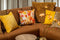 Dutch Decor BROOKE - Sierkussen 45x45 cm – met bloemenprint - Chai Tea - Multicolour - Inclusief binnenkussen