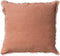 Dutch Decor BURTO - Kussenhoes 45x45 cm - gewassen katoen - Muted Clay - roze - met rits - zonder binnenkussen