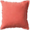 Dutch Decor BURTO - Kussenhoes 60x60 cm - gewassen katoen - Coral - koraalroze - met rits - zonder binnenkussen