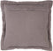 Dutch Decor BURTO - Kussenhoes 60x60 cm - gewassen katoen - Driftwood - taupe - met rits - zonder binnenkussen