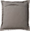 Dutch Decor BURTO - Kussenhoes 60x60 cm - gewassen katoen - Driftwood - taupe - met rits - zonder binnenkussen