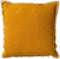 Dutch Decor BURTO - Kussenhoes 60x60 cm - gewassen katoen - Golden Glow - geel - met rits - zonder binnenkussen