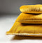 Dutch Decor BURTO - Kussenhoes 60x60 cm - gewassen katoen - Golden Glow - geel - met rits - zonder binnenkussen