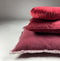 Dutch Decor BURTO - Kussenhoes 60x60 cm - gewassen katoen - Merlot - rood - met rits - zonder binnenkussen