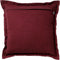Dutch Decor BURTO - Kussenhoes 60x60 cm - gewassen katoen - Merlot - rood - met rits - zonder binnenkussen