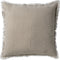 Dutch Decor BURTO - Kussenhoes 60x60 cm - gewassen katoen - Pumice Stone - beige - met rits - zonder binnenkussen