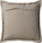 Dutch Decor BURTO - Kussenhoes 60x60 cm - gewassen katoen - Pumice Stone - beige - met rits - zonder binnenkussen