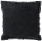Dutch Decor BURTO - Kussenhoes 60x60 cm - gewassen katoen - Raven - zwart - met rits - zonder binnenkussen