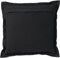 Dutch Decor BURTO - Kussenhoes 60x60 cm - gewassen katoen - Raven - zwart - met rits - zonder binnenkussen