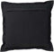 Dutch Decor BURTO - Kussenhoes 60x60 cm - gewassen katoen - Raven - zwart - met rits - zonder binnenkussen