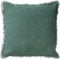Dutch Decor BURTO - Kussenhoes van gewassen katoen Jadeite 60x60 cm - groen - met rits