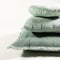 Dutch Decor BURTO - Kussenhoes van gewassen katoen Jadeite 60x60 cm - groen - met rits